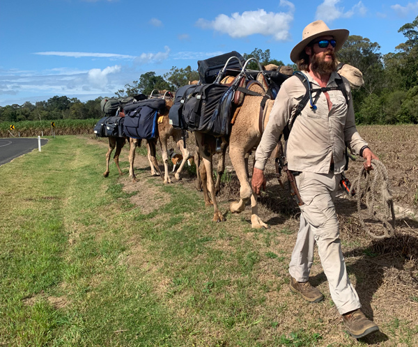 John and camels